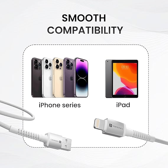 Portronics Konnect X USB to 8 Pin Cable