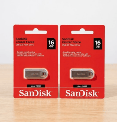 Sandisk Cruzer Force USB Drive 64GB 2.0 Pendrive Pack of-2 Compatible with Audio Player, Desktop Computer, Gaming Console, Laptop, Mobile, Tablet, Netbook, Television USB 2.0 Plastic Case Sandisk Cruzer Force USB Drive 64GB 2.0 Pendrive Pack of-2 Compatible with Audio Player, Desktop Computer, Gaming Console, Laptop, Mobile, Tablet, Netbook, Television USB 2.0 Plastic Case