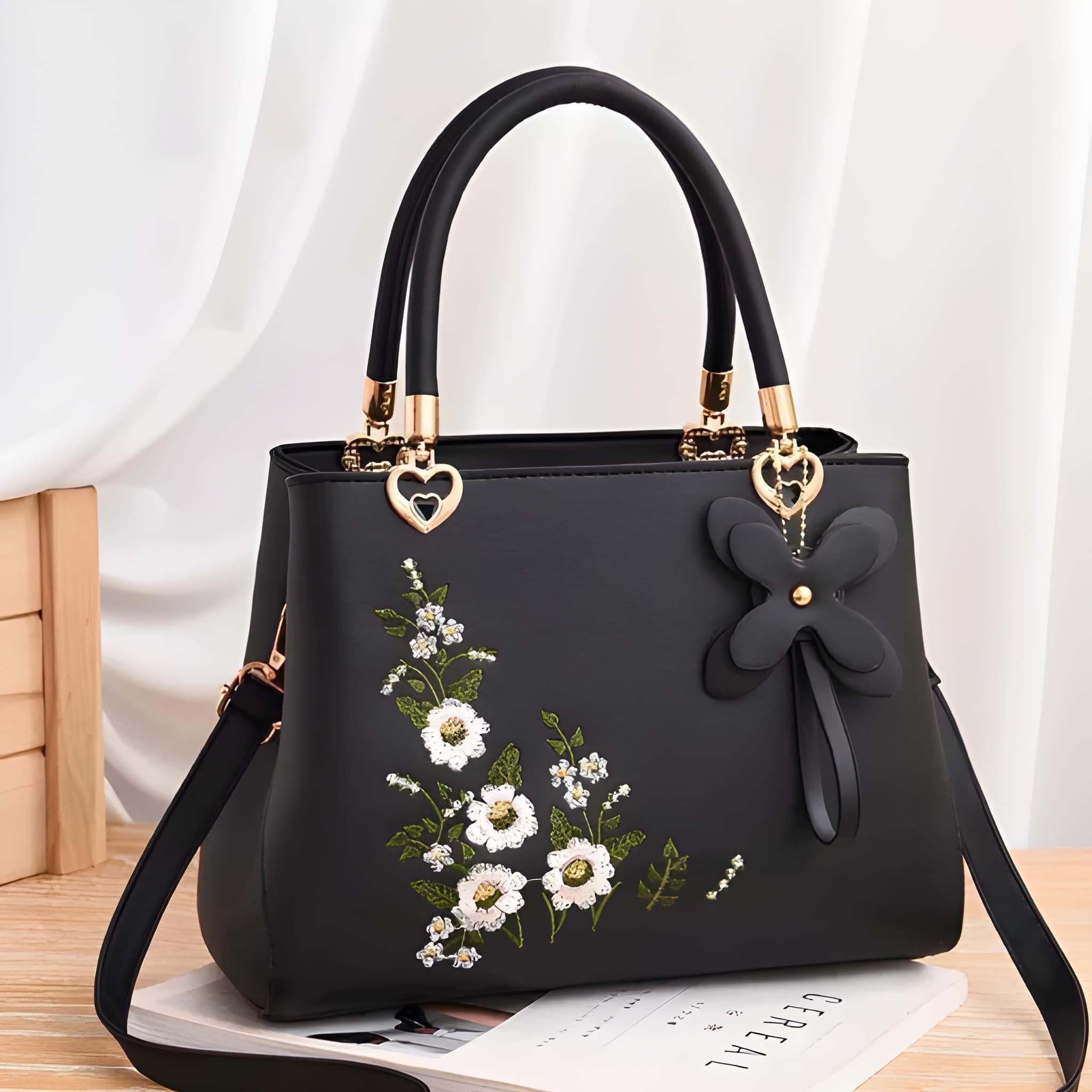 Stylish Faux Leather Ladies Purse | Women Hand Bag for Office, College, Shopping & Travel
