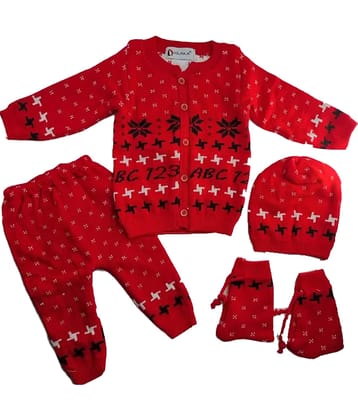 (PACK-1)Baby Born Sweater, Cap and Socks Set