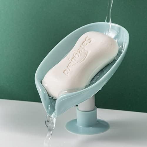 DEALZONE Self-Draining Leaf Shape Soap Dish