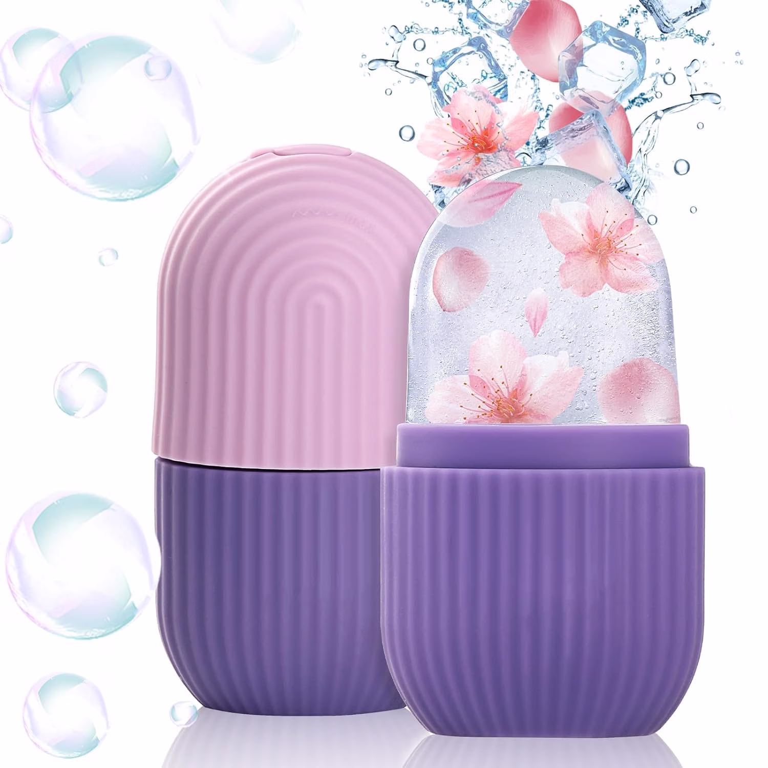 DEALZONE Reusable Silicone Ice Face Roller & Aroma Deodorant 