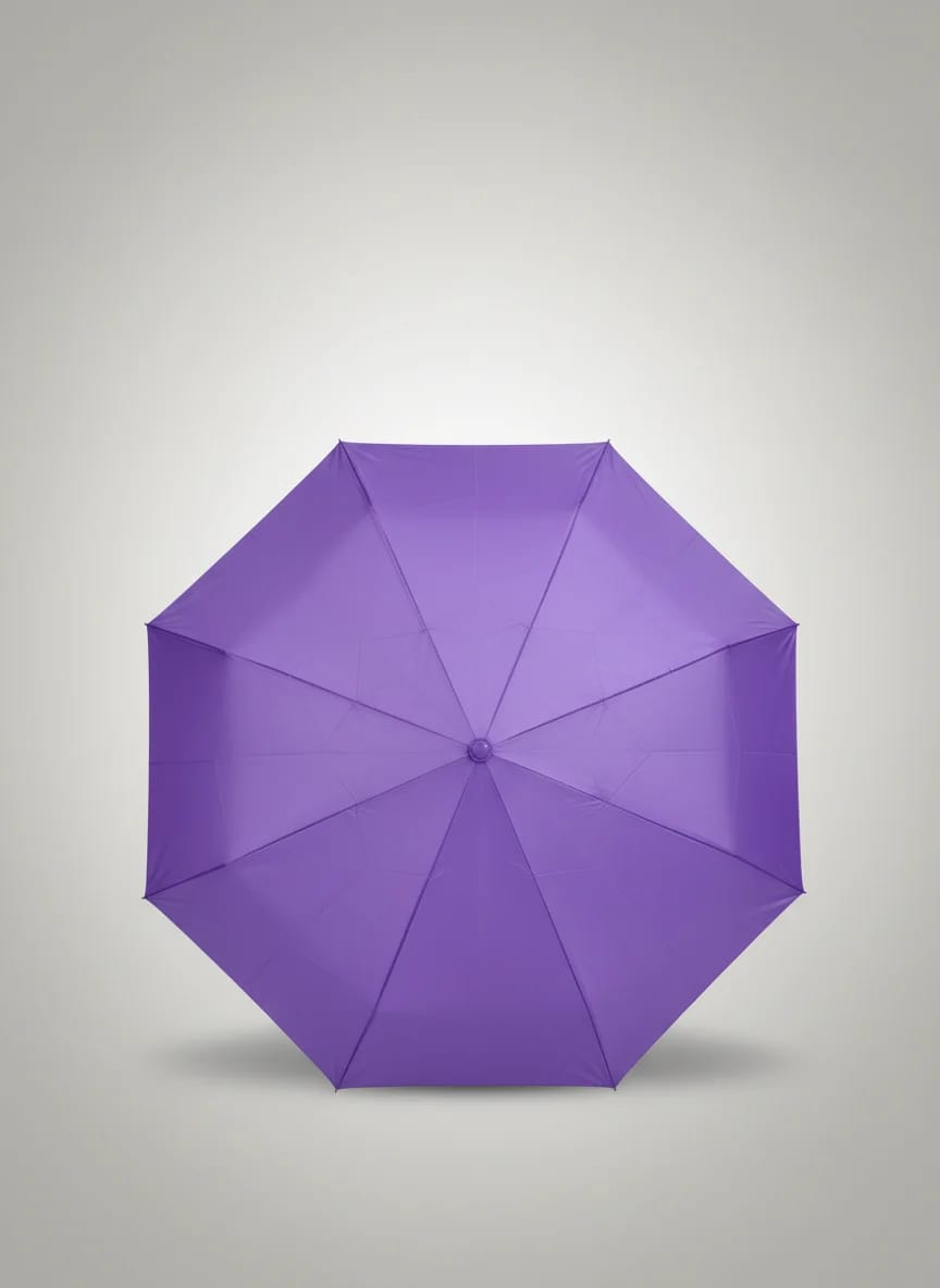 K.C. Paul & Sons Color 3 Fold Umbrella | Compact Folding Rain Umbrella for Men & Women | Lightweight Portable Umbrella for Travel, Rain & Sun