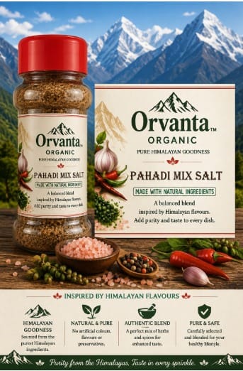 Orvanta Organic Pahadi Mix Salt