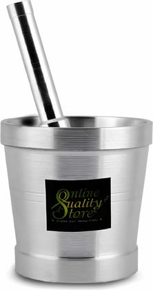 Heavy Duty Multipurpose Stainless Steel Mortar & Pestle Set | Heavy Duty Kitchen Masher, Grinder & Spice Crusher (Original)