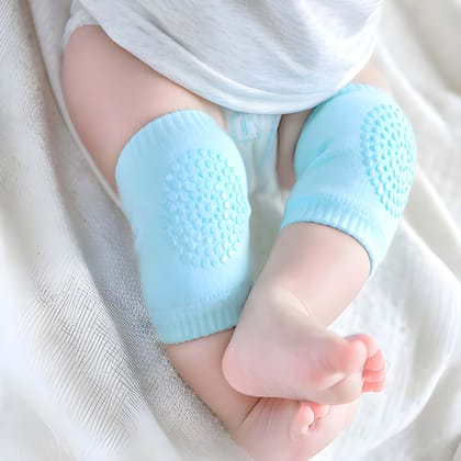 WUGO Baby Knee Pads 2 Pairs | Anti-Slip Knee Protector with Soft Cushioning Gel | Protective Crawling Knee Pads for Infants & Toddlers | Comfortable Baby Knee Support (Original)