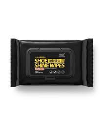 Shoe Cleaning & Shine Wipes (80 Sheets Pack) - Portable Sneaker & Leather Cleaner