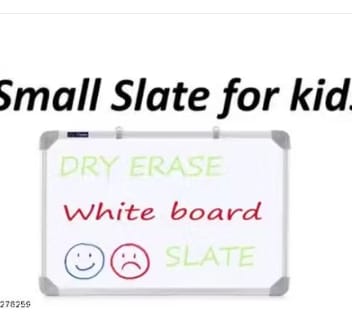 Double-Sided White & Green Board Combo | 1 Wooden Duster + 1 Marker | Whiteboard & Chalkboard Combo | 1.5 x 2 Feet | Kids, School & Teaching | latest | trendy | designer | daily use | premium | modern | unique | lightweight |
