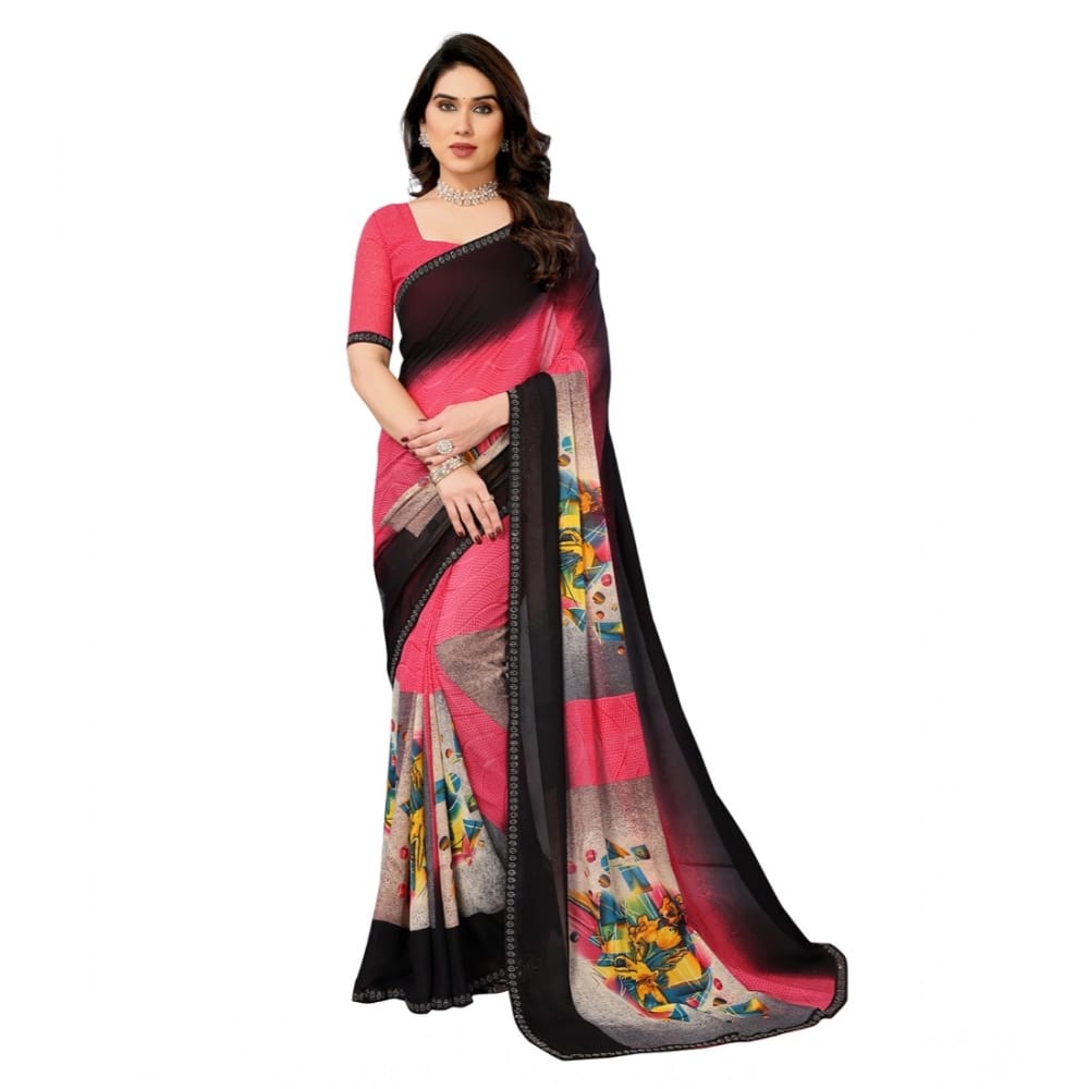 womens-georgette-printed-saree-with-unstitched-blouse-5-5mtr-multicolor-pid62505
