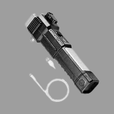 LED Hammer Torch with Glass Breaker & Seat Belt Cutter