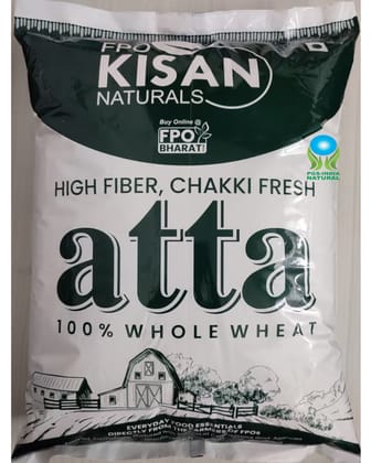 Whole Wheat Atta, High Fiber, Chakki Fresh, 5 kg Whole Wheat Atta, High Fiber, Chakki Fresh, 5 kg