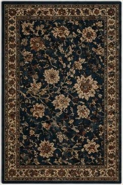 Traditional Navy Blue Floral Persian Style Area Rug