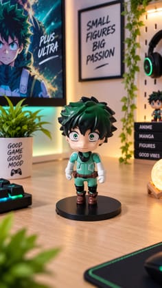 Izuku Midoriya (Deku) Chibi Figure – My Hero Academia Collectible | 11cm Izuku Midoriya (Deku) Chibi Figure – My Hero Academia Collectible | 11cm