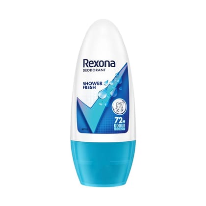 Rexona Shower Fresh Underarm Roll On Deodorant For Women, Antiperspirant, Removes Odour, Keeps Skin Fresh & Clean, Alcohol Free, Skin Friendly, 50 ml Rexona Shower Fresh Underarm Roll On Deodorant For Women, Antiperspirant, Removes Odour, Keeps Skin Fresh & Clean, Alcohol Free, Skin Friendly, 50 ml