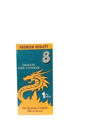 Softlock Premium Size Silicone Dragon 8 Inch Condom For Men | Dragon condom 8 inch big size silicone 1 Pcs.