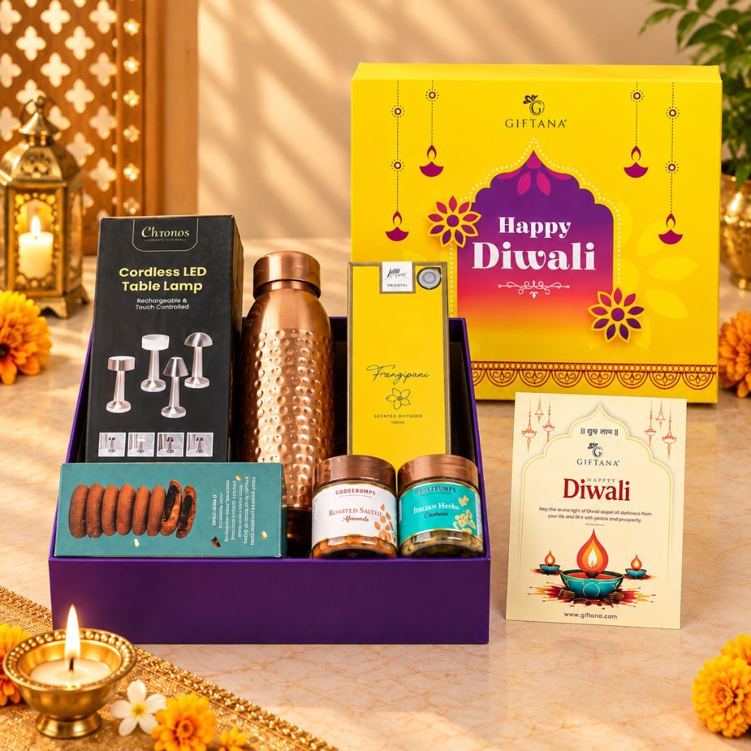 Unique Diwali Gifts – Taste, Treats & Fragrance Festive Box