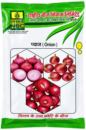 NSC Onion Bhima Dark Red-100 Truthfully Labelled Seed Pouch