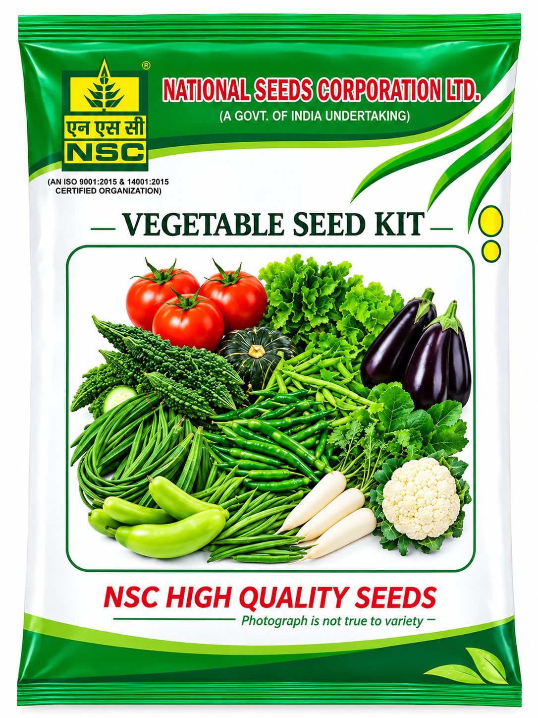 NSC Vegetable Kit (Carrot, Coriander,Turnip,Radish,Haathikaan Sarson,Palak,Beetroot)