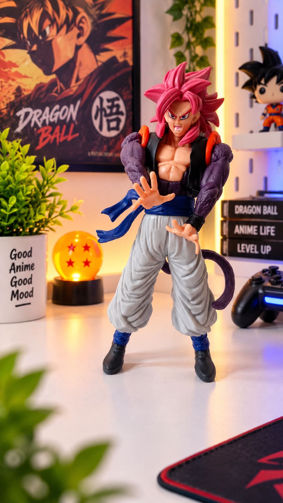 Gogeta Action Figure | Dragon Ball Anime Collectible Statue | 18cm