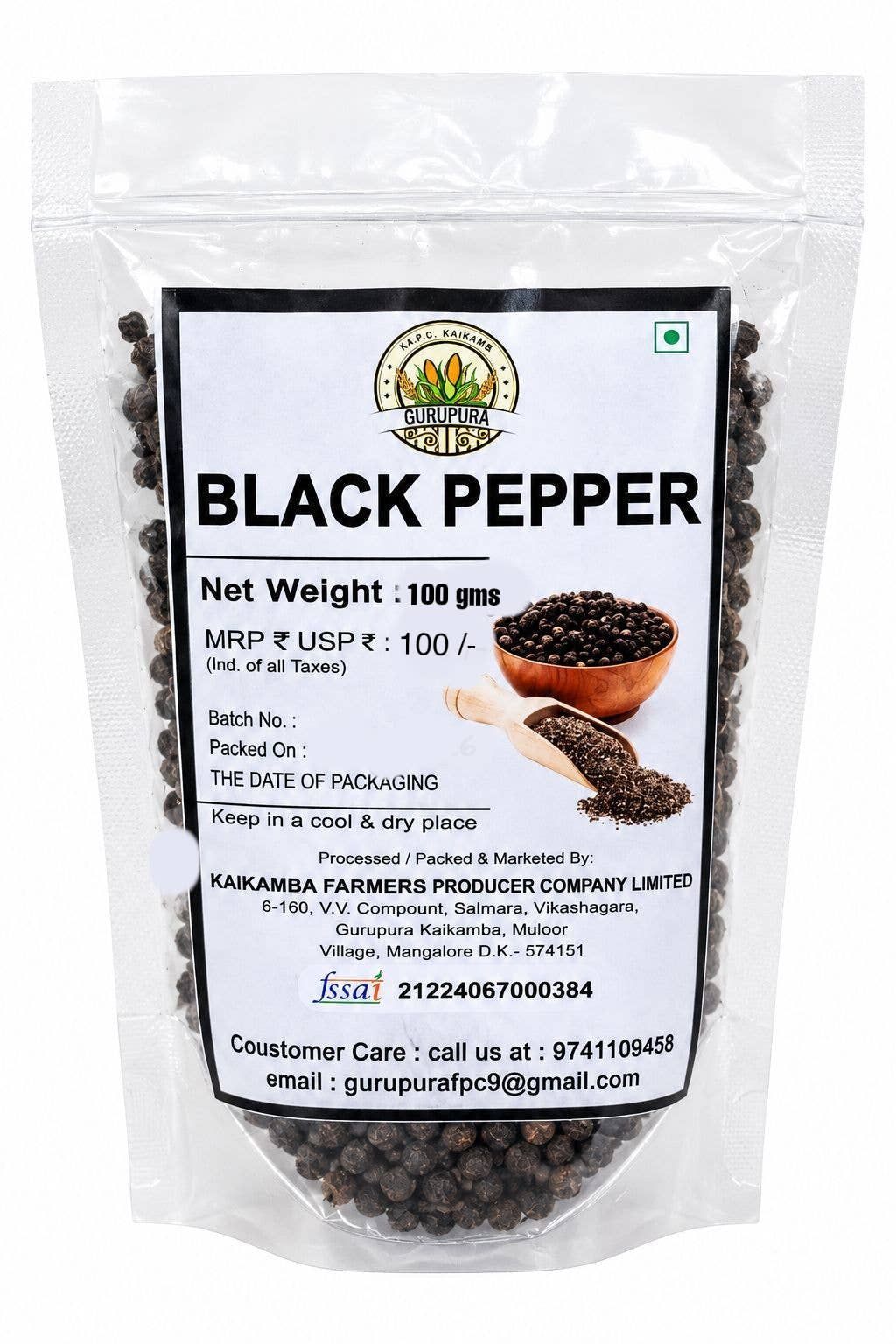 Black Pepper Good Quality - 100g