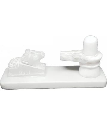 KRAFT CLOUDS - Marble Shivling Idol ( 6 cm )