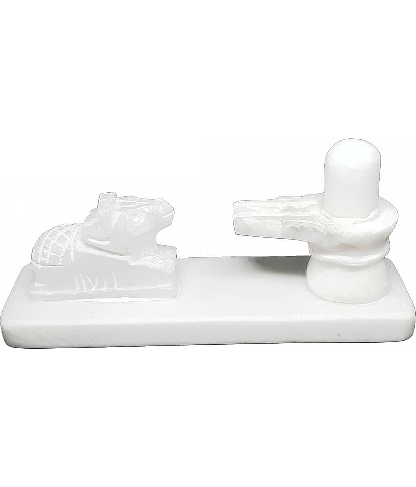 KRAFT CLOUDS - Marble Shivling Idol ( 6 cm )