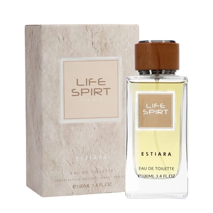 Estiara Life Spirit Eau De Toilette 100ml for Men Signature Fresh Elegant Sophisticated Everyday Fragrance