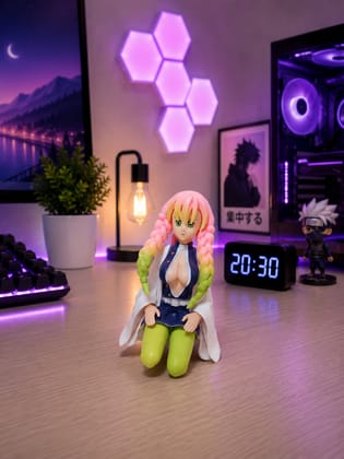 Mitsuri Kanroji Anime Action Figure | Demon Slayer Love Hashira Collectible Mitsuri Kanroji Anime Action Figure | Demon Slayer Love Hashira Collectible