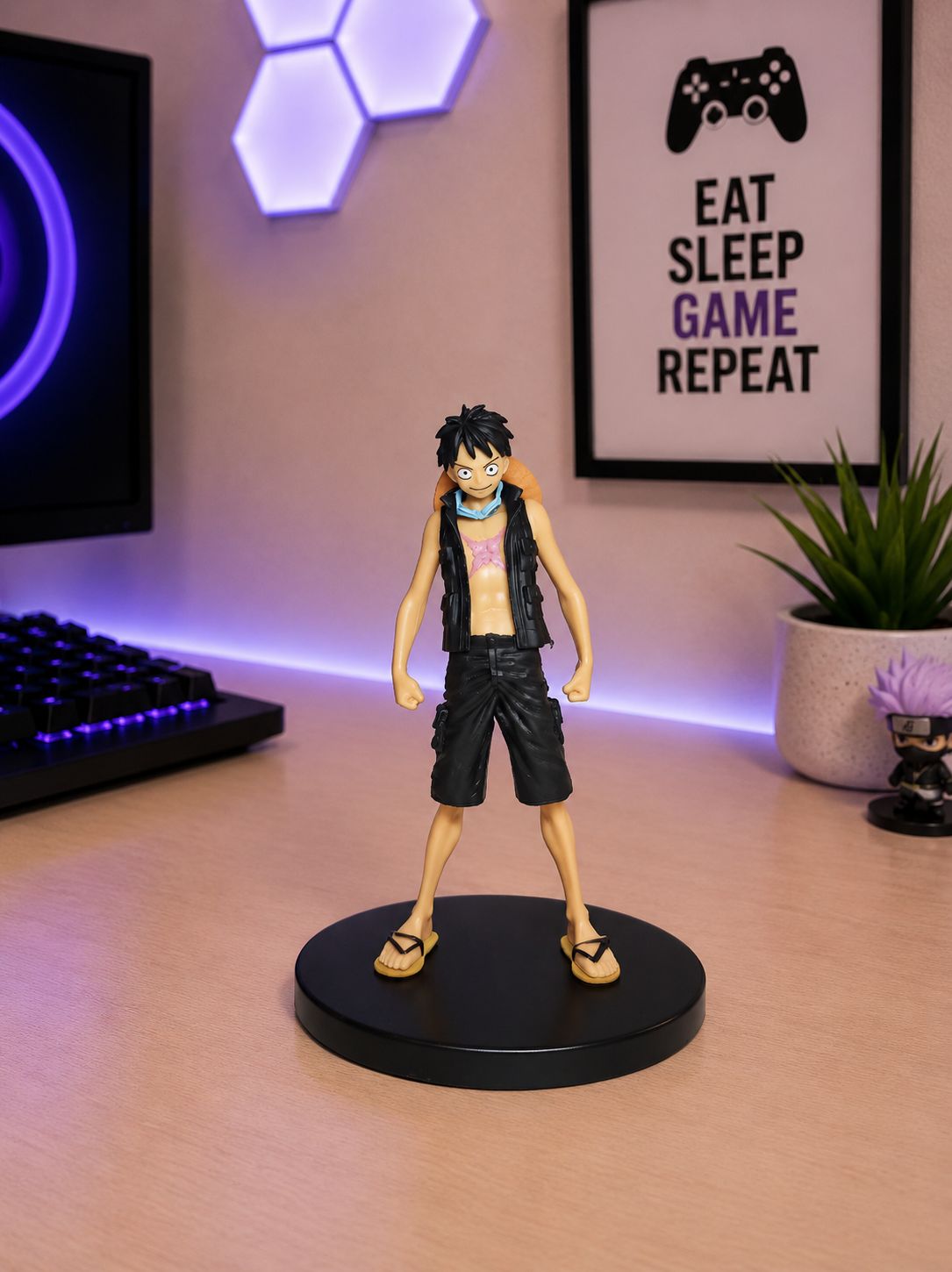 Monkey D. Luffy Anime Figure Collectible Statue – 18 cm Desk Decor