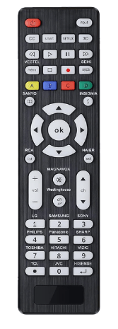 Universal TV Remote Control for Samsung, Sony, LG, Sanyo, Hisense, Panasonic, Philips, Insignia, Sharp, Toshiba, Hitachi, Seiki, Magnavox, TCL Smart TVs and More Brands of TV