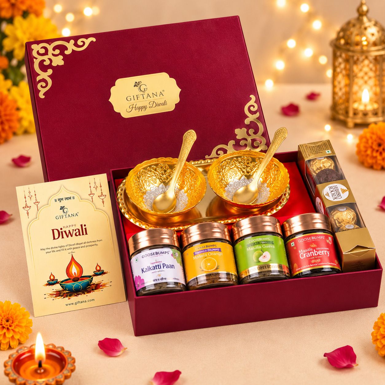 Festive Flavours – Corporate Diwali Gifts with Chocolates, Mukhwas & Serveware