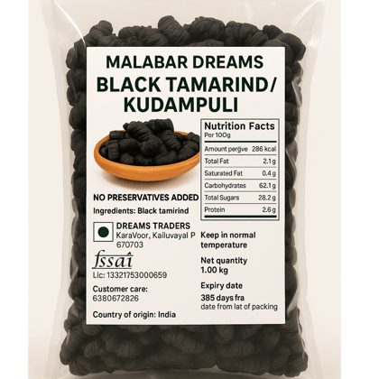 Organic Malabar Tamarind (Kudampuli) – Whole Dried Garcinia Cambogia (Brindleberry) – 1 kg Organic Malabar Tamarind (Kudampuli) – Whole Dried Garcinia Cambogia (Brindleberry) – 1 kg