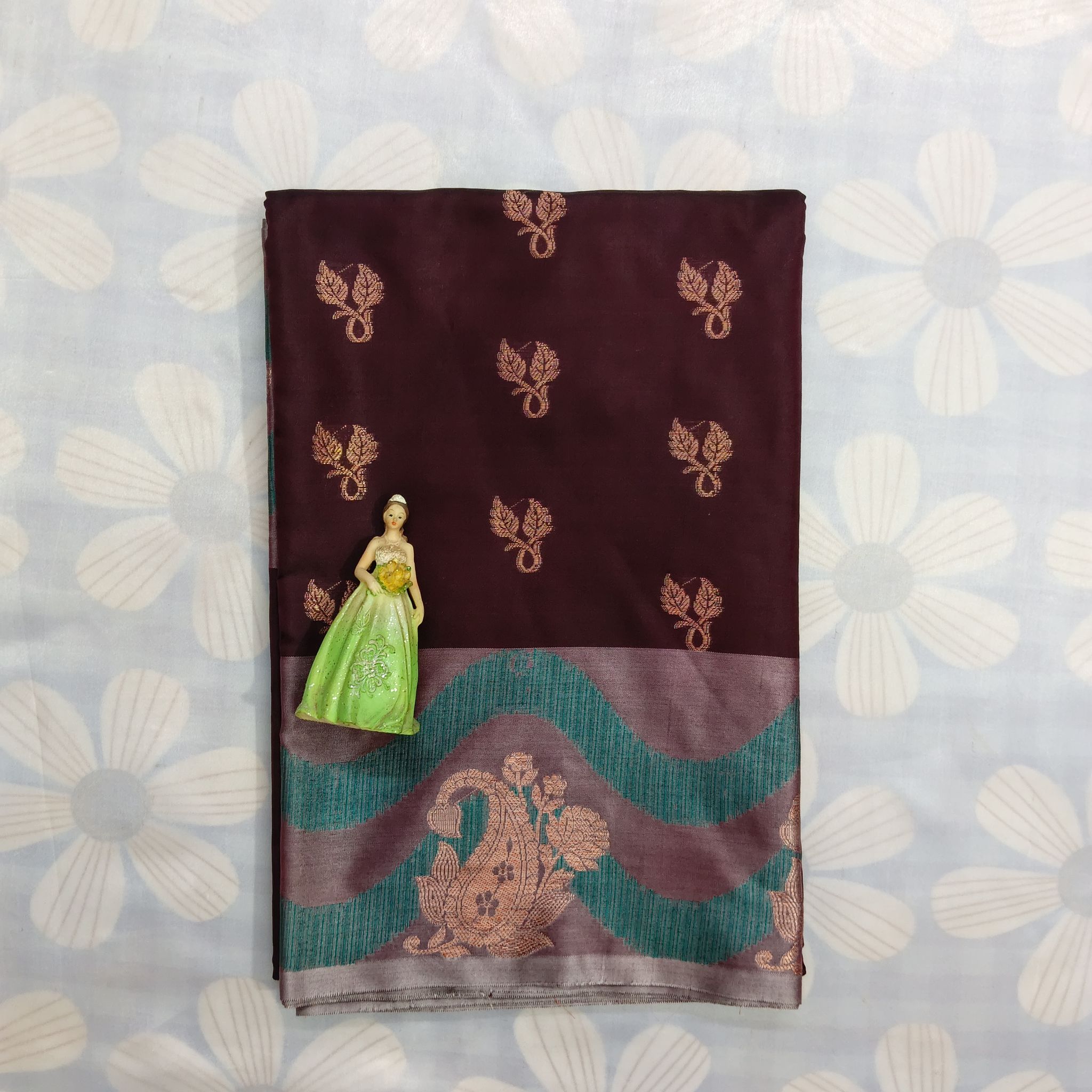 Tussar Silk&nbsp; Saree with Blouse
