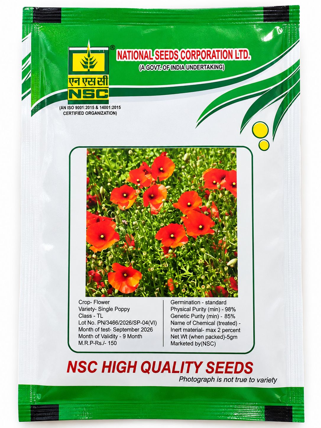 NSC Flower - Single Poppy 5 Gram