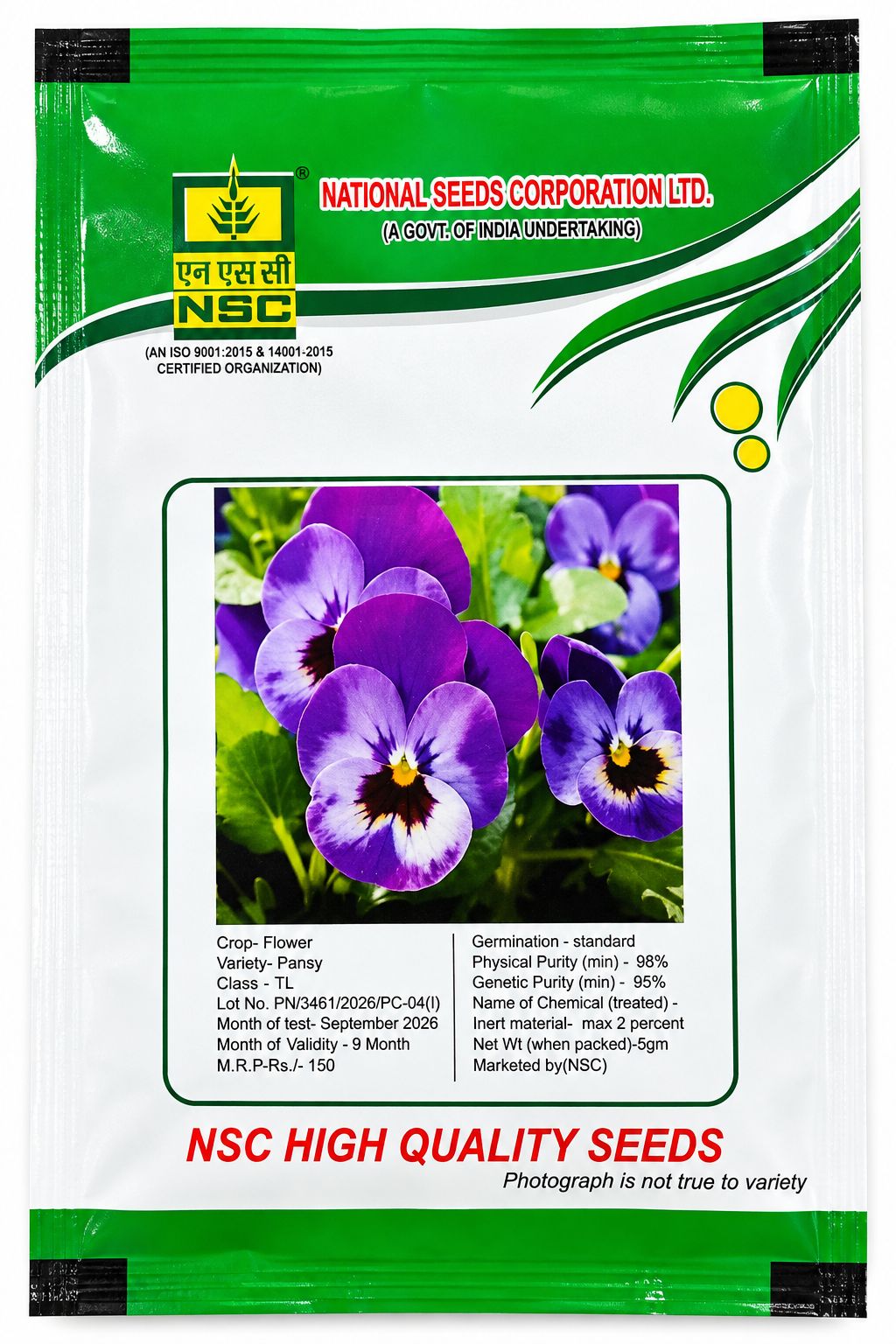 NSC Flower Pansy -  5 gram