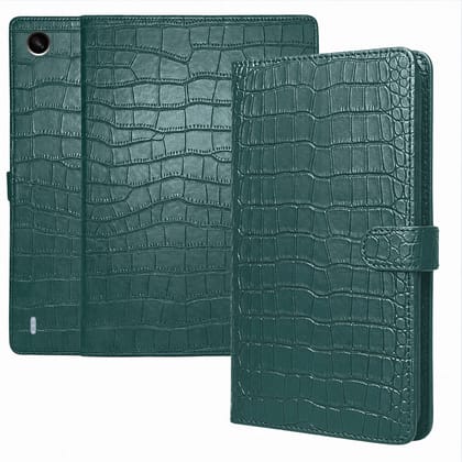 fonfox Premium tablet flip Cover Compatible With SAMSUNG A9+ tablet | Premium Croc Texture Leather Case with Magnetic Lock & Stand | Shockproof Protective Wallet Case fonfox Premium tablet flip Cover Compatible With SAMSUNG A9+ tablet | Premium Croc Texture Leather Case with Magnetic Lock & Stand | Shockproof Protective Wallet Case