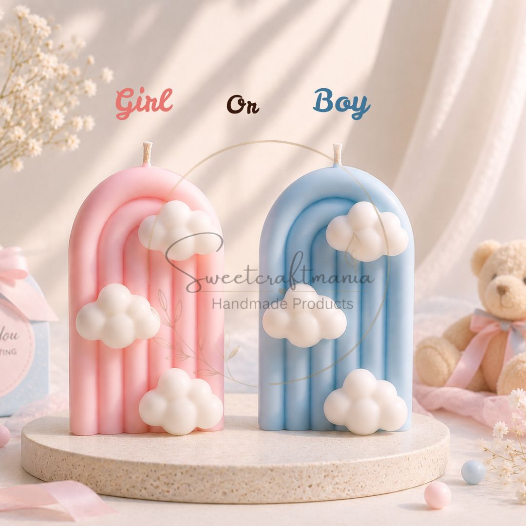 Arch Scented Candle For Baby Shower