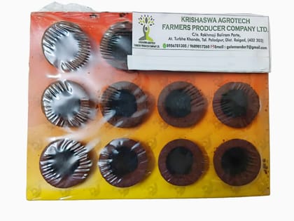 Krishaswa Sambrani Havan Cups for Pooja