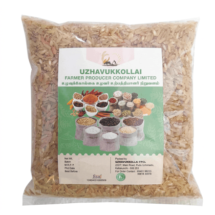 HAND POUND BROWN RICE / KAIKUTHAL PONNI 1 kg