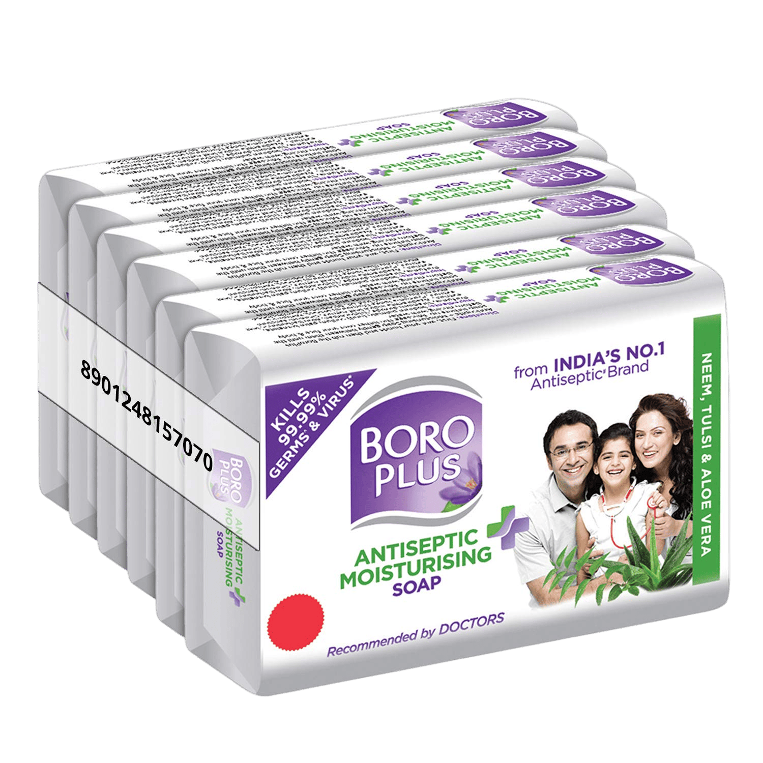 Boroplus – Antiseptic Moisturising Soap (6U X 125Gms)