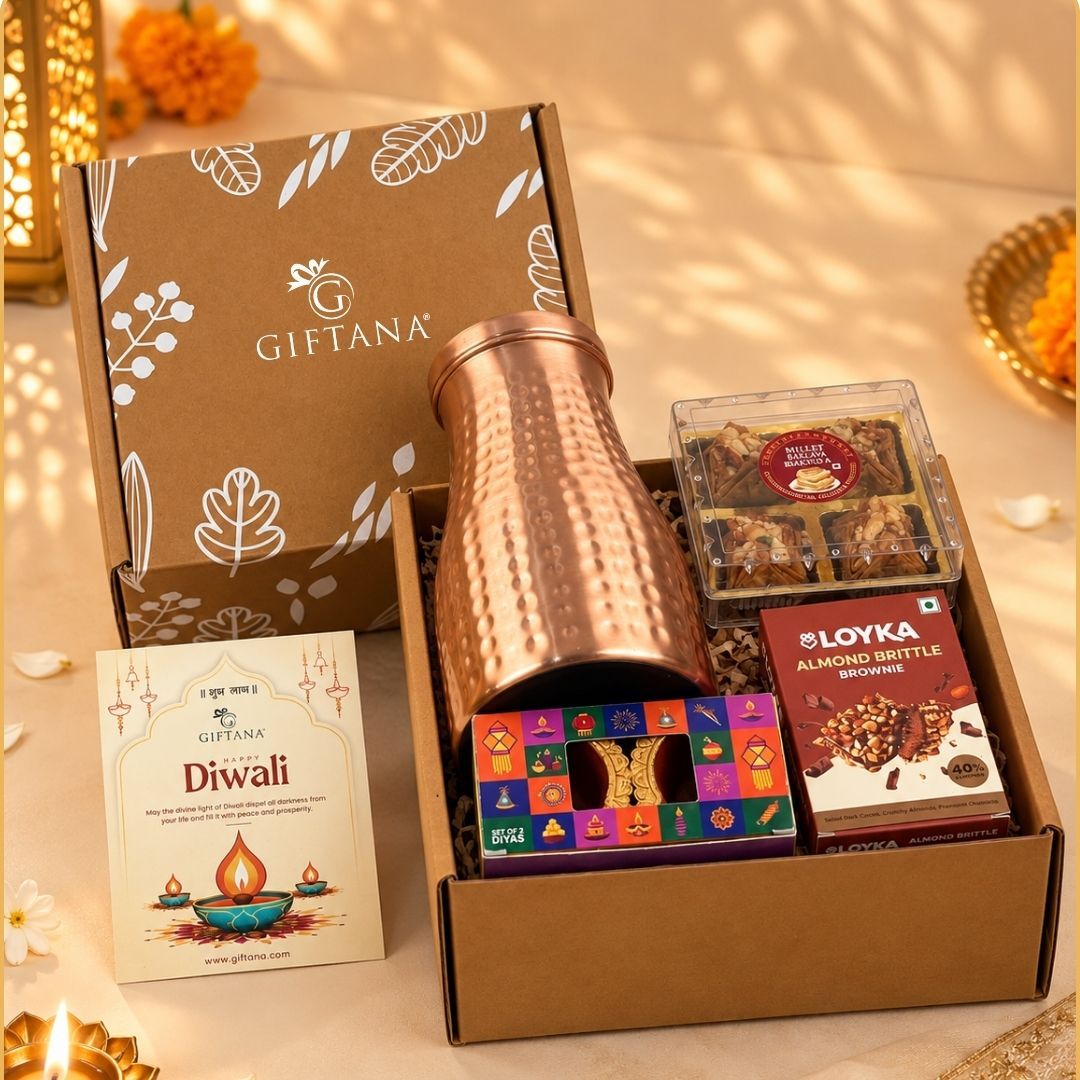 Golden Copper Glow Hamper Exclusive Diwali Gifts for Staff