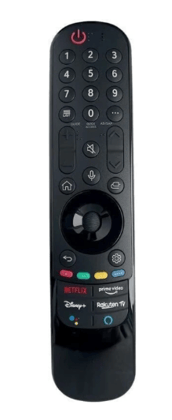 Lg Magic Tv Remote for 4K Smart OLED (Model-MR21GA) tv Remote Control Without Voice Command And Pointer Function (Pairing Required) Lg Magic Tv Remote for 4K Smart OLED (Model-MR21GA) tv Remote Control Without Voice Command And Pointer Function (Pairing Required)