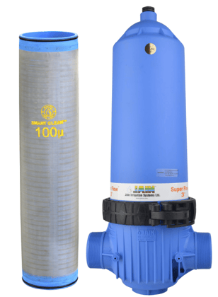 Jain Super Flow Plus T Type Screen Filter with Metal Clamp |Size - 75mm | 120 Mesh | 40M³/HR | Jain Irrigation