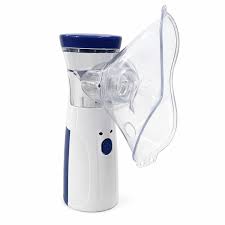 Portable Mesh Nebulizer Machine, W302 (White/Blue)