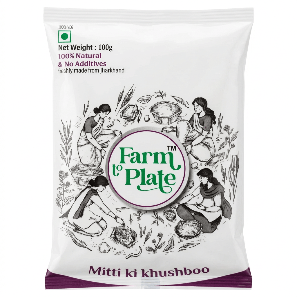 Farm to Plate Natural Mitti Powder from Jharkhand - 100g