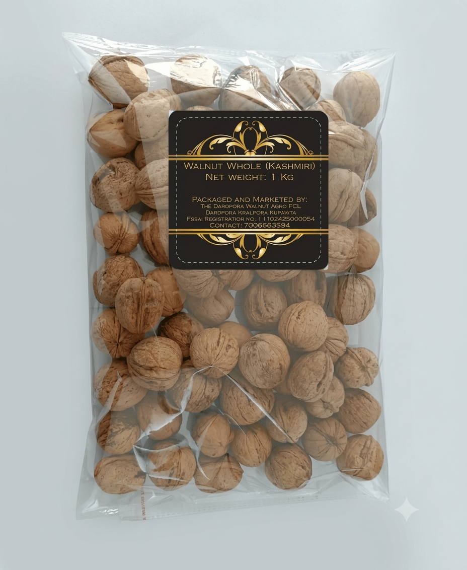 Buy Whole Kashmiri Walnuts (1kg) Online at Best Price in India