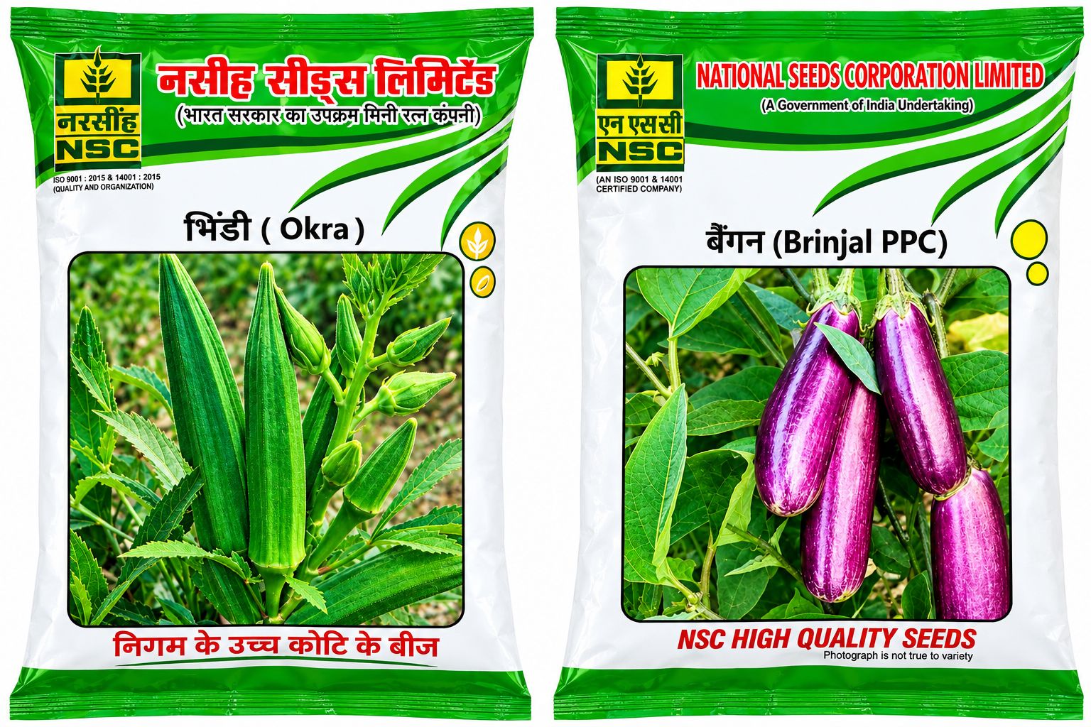 NSC BHINDI AND BRINJAL CAMBO - 350 gms