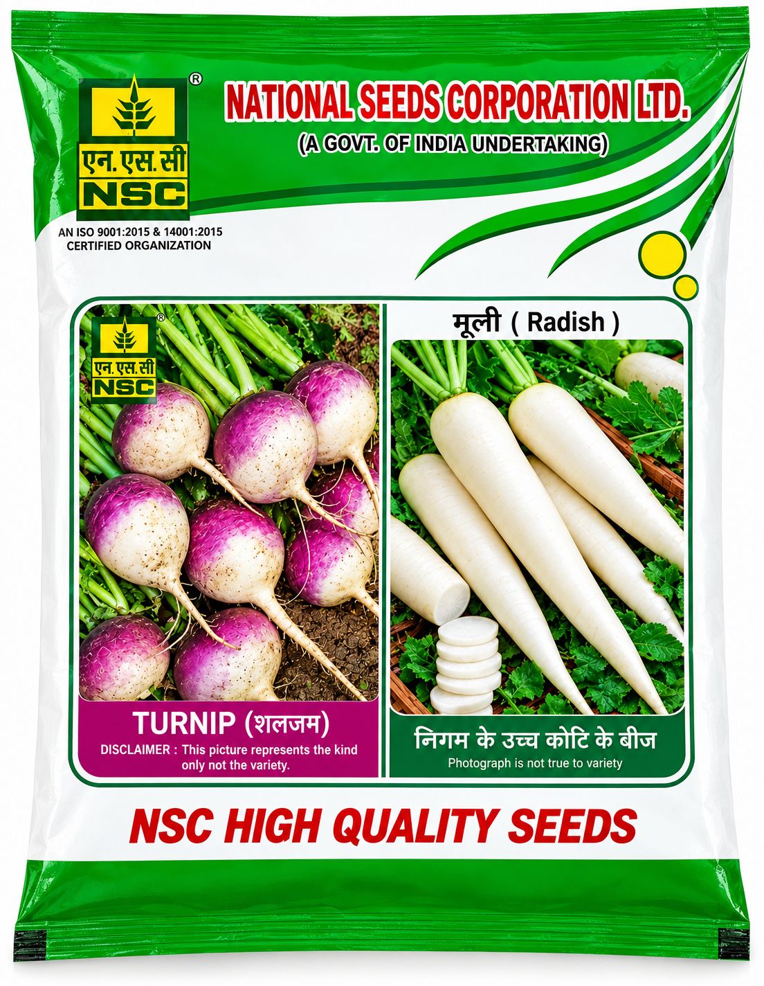 RADISH AND TURNIP  VEGETABLE SEEDS CAMBO