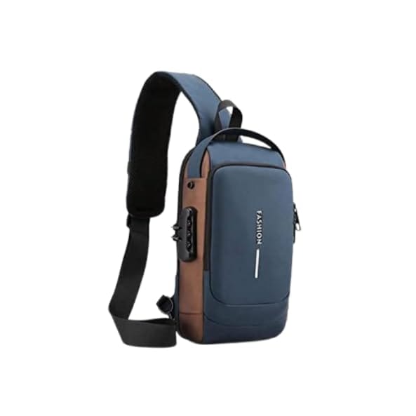 Anti-Theft Sling Bag with USB Charging Port 