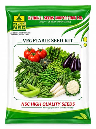 NSC VEGETABLE KIT (WINTER VEGETABLES) HIGH-QUALITY T/L SEEDS FOR KITCHEN GARDEN